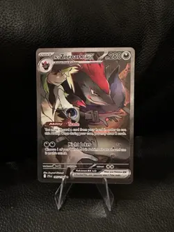 Pokemon TCG N's Zoroark EX Holo Card 185/159 Sv09: Journey Together - Image 1