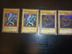 Vintage Yu-Gi-Oh Tcg Card Lot Of 4 Holo Spanish First Ever Duel League Promos!! - Image 4