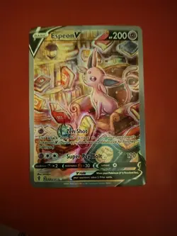 Pokemon Espeon V 180/203 Evolving Skies Ultra Rare Full Art Holo 200 HP Card NM - Image 1