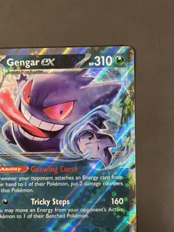 Gengar ex - 104/162 - Pokemon Temporal Forces Ultra Rare Card NM - Image 2
