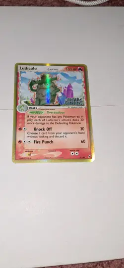 Pokemon TCG Crystal Guardians Ludicolo #6/100 Delta Species Collectible Card - Image 1