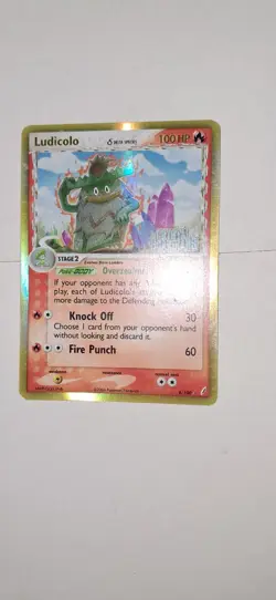 Pokemon TCG Crystal Guardians Ludicolo #6/100 Delta Species Collectible Card - Image 2