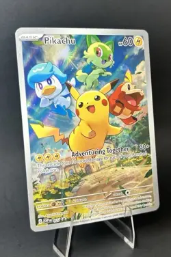 Pikachu 027 Sv: Scarlet & Violet Promo Cards Holo POKEMON TCG LP - Image 2