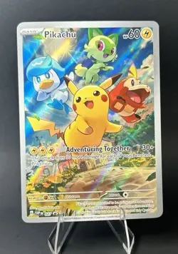 Pikachu 027 Sv: Scarlet & Violet Promo Cards Holo POKEMON TCG LP - Image 3