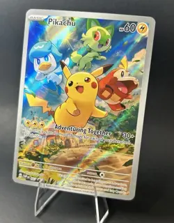 Pikachu 027 Sv: Scarlet & Violet Promo Cards Holo POKEMON TCG LP - Image 4