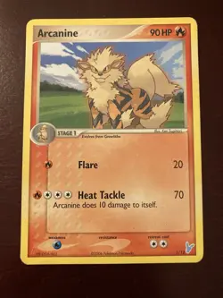Arcanine 1/12 Ex Trainer Kit 2: Plusle & Minun Non Holo Pokemon TCG Card - Image 1