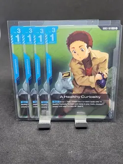 A Healthy Curiosity Gundam Card Game . Steel Requiem GD03-101 R - Image 1