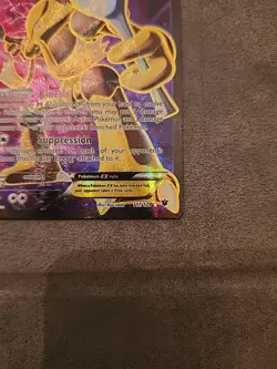 Alakazam EX 117/124 Fates Collide Ultra Rare Full Art Pokemon TCG Card (NM) - Image 2
