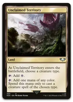 Unclaimed Territory #304 (NM) Warhammer 40,000 40K Magic MTG - Image 1
