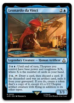Leonardo da Vinci #20 (NM) Assassin's Creed ACR Magic MTG - Image 1