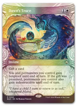 Dawn's Truce (Showcase) #295 (Foil) (NM) Bloomburrow BLB Magic MTG - Image 1