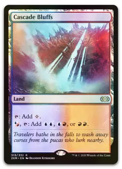 Cascade Bluffs #313 (Foil) (NM) Double Masters 2XM Magic MTG - Image 1