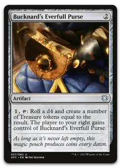 Bucknard's Everfull Purse #57 (NM) Forgotten Realms AFC Magic MTG - Image 1