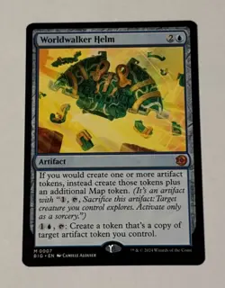 MTG Worldwalker Helm - Outlaws of Thunder Junction The Big Score LP - Image 1