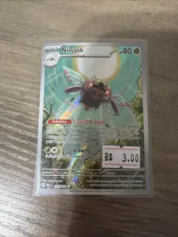 Ninjask Pokemon Mega Evolutions 137/132 Illustration Rare Full Art Holo ME NM - Image 1