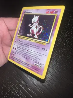 Mewtwo 10/102 Base Set Unlimited Very Light Play Pokemon Card WOTC Vintage - Image 4