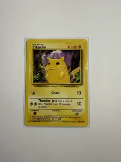 Pokemon Pikachu TCG Base Set Card 58/102 Regular LP 1999 - Image 4