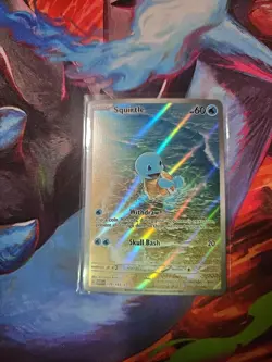 Pokemon TCG Squirtle 170/165 Illustration Rare Card Scarlet & Violet 151 Series - Image 1
