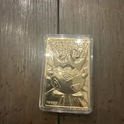 1999 Burger King Pokemon 23K Gold-Plated Togepi Trading Card in Poke Ball - Image 2