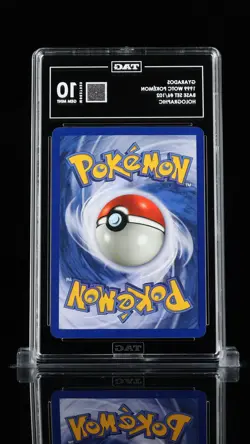 Gyarados #6 1999 Pokemon Base Set TAG 10 - POP 1 (ALMOST PRISTINE) - Image 2
