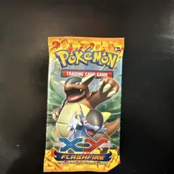 Pokemon "XY -Flashfire" 10-Card Booster Pack Plus 1 Code Card - Factory Sealed - Image 1