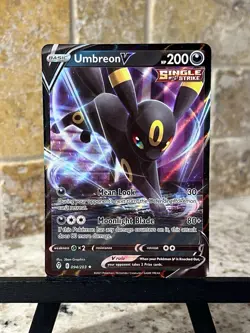 Pokemon TCG ~ Umbreon V Ultra Rare Holo [SWSH: Evolving Skies #094/203] NIM - Image 3