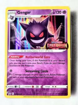 Sealed Stamped Gengar SWSH241 Promo Pokemon Lost Origin Build And Battle Deck - Image 1