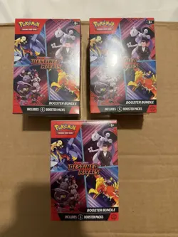 Pokemon TCG: Destined Rivals - Booster Bundle x3 - Image 1