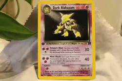 Pokemon: 1st Edition Dark Alakazam 1/82 (Holo) Team Rocket - Image 2