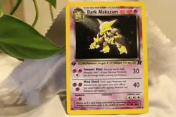 Pokemon: 1st Edition Dark Alakazam 1/82 (Holo) Team Rocket - Image 3