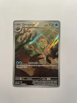 Omanyte 180/165 Pokemon TCG Sv: Scarlet & Violet 151 IR Full Art Near Mint - Image 1