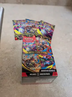 Pokemon TCG Mega Evolution Booster Bundle & Sealed Packs (3) - Image 1