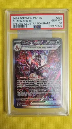 Charizard EX 234/091 Special Illustration Rare PSA 10 Sir Pokemon Paldean Fates - Image 1