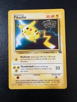 Pokemon WOTC 1999 Pikachu Movie Black Star Promo Rare Vintage Pokemon Card MINT - Image 1