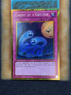 Yugioh Ghost Of A Grudge PGLD-EN029 Gold Secret Rare NM - Image 1