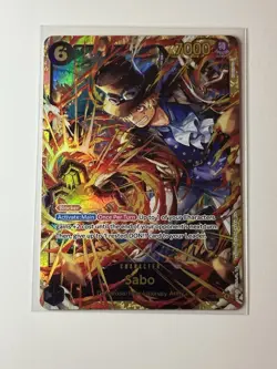Sabo (120) OP13-120 Carrying On His Will Foil One Piece CCG - Image 1