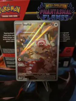 Pokemon Card Stufful 154/132 Illustration Rare Mega Evolution Base Set NM - Image 2