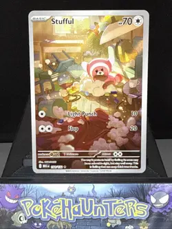 Pokemon Card Stufful 154/132 Illustration Rare Mega Evolution Base Set NM - Image 1