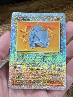 Rhyhorn 90/110 Legendary Collection Reverse Holo Pokemon Card TCG - Image 2