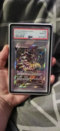 GIRATINA V 186/196 ALT ART - LOST ORIGIN - PSA 10 GEM MINT - POKEMON CARD TCG - Image 1