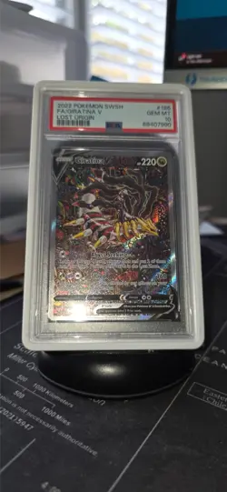 Giratina V 186/196 Alt Art / Full Art Lost Origin Pokemon GEM MINT PSA 10 - Image 2