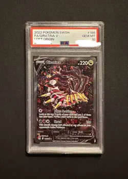 GIRATINA V 186/196 ALT ART - LOST ORIGIN - PSA 10 GEM MINT - POKEMON CARD TCG - Image 1