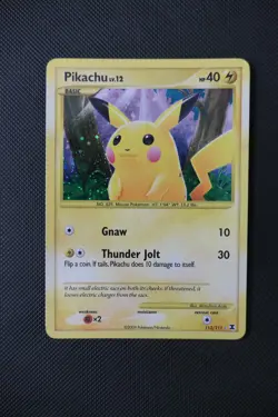 Pokemon TCG Pikachu Rising Rivals 112/111 Holo Secret Rare Card 2009 - Image 1