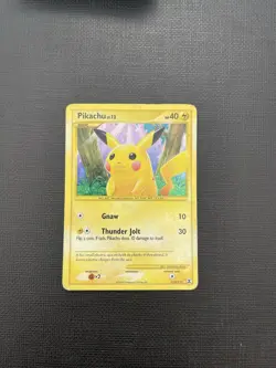 Pikachu #112/111 Rising Rivals Secret Rare Holo Pokemon Card TCG 2009 - Image 2