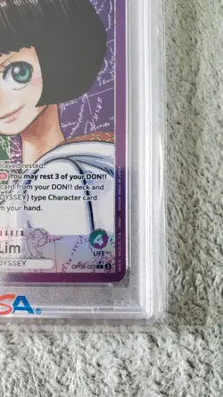 2024 One Piece OP09-022 LIM Alternate Art Leader ENGLISH PSA 10 GEM MINT - Image 5