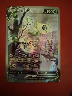 Pokemon Celebi V Full Art Ultra Rare Holo Fusion Strike 245/264 TCG Card NM - Image 1
