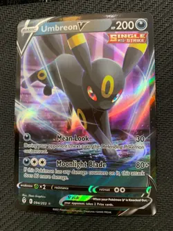 Umbreon V 094/203 Rare Holo Pokemon Card - Sw&Sh Evolving Skies set - NM/Error - Image 2