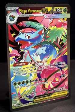 Mega Venusaur EX Card Bulbasaur Ivysaur / Mega Evolution EX / Pokemon NM 🔥 - Image 4