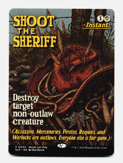 Shoot the Sheriff [Secret Lair Showdown] MTG SLP 0043 - NM/M 💀 - Image 3