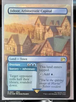 Jidoor, Aristocratic Capital (Borderless) - FOIL - MTG - FIN - 0311 - RARE ~ NM - Image 2